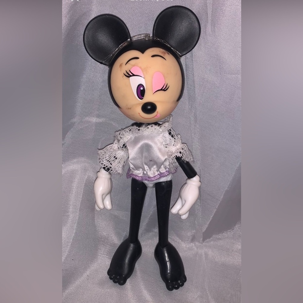 RARE Winking Minnie Mouse Jakks Disney Minnie Mouse Fashion Doll 9 Inch Tall